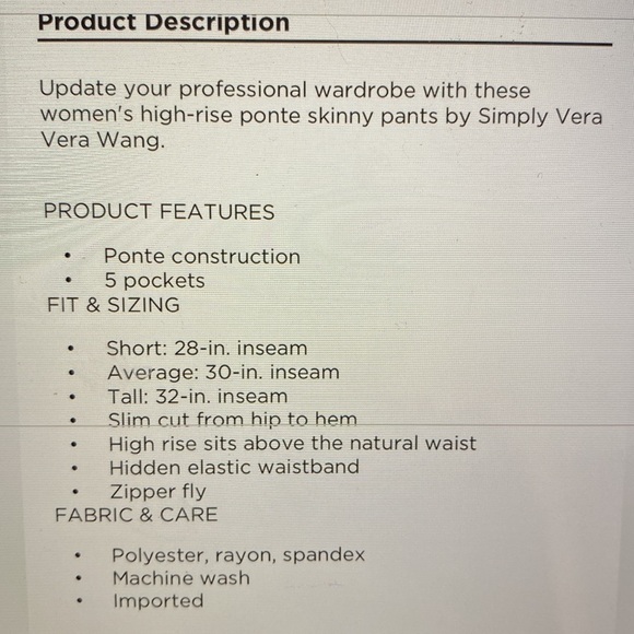 SIMPLY VERA Skinny Pant High Rise Snake print Polished twill date night Size XXL - Picture 3 of 15